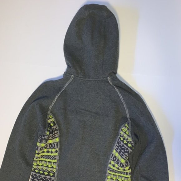 Lululemon “Scuba” Limited Edition Grey and Yellow Hoodie - Women’s Size 4 - Picture 3 of 7
